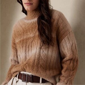 Banana Republic Alpaga Blend Ombre Turtleneck Sweater